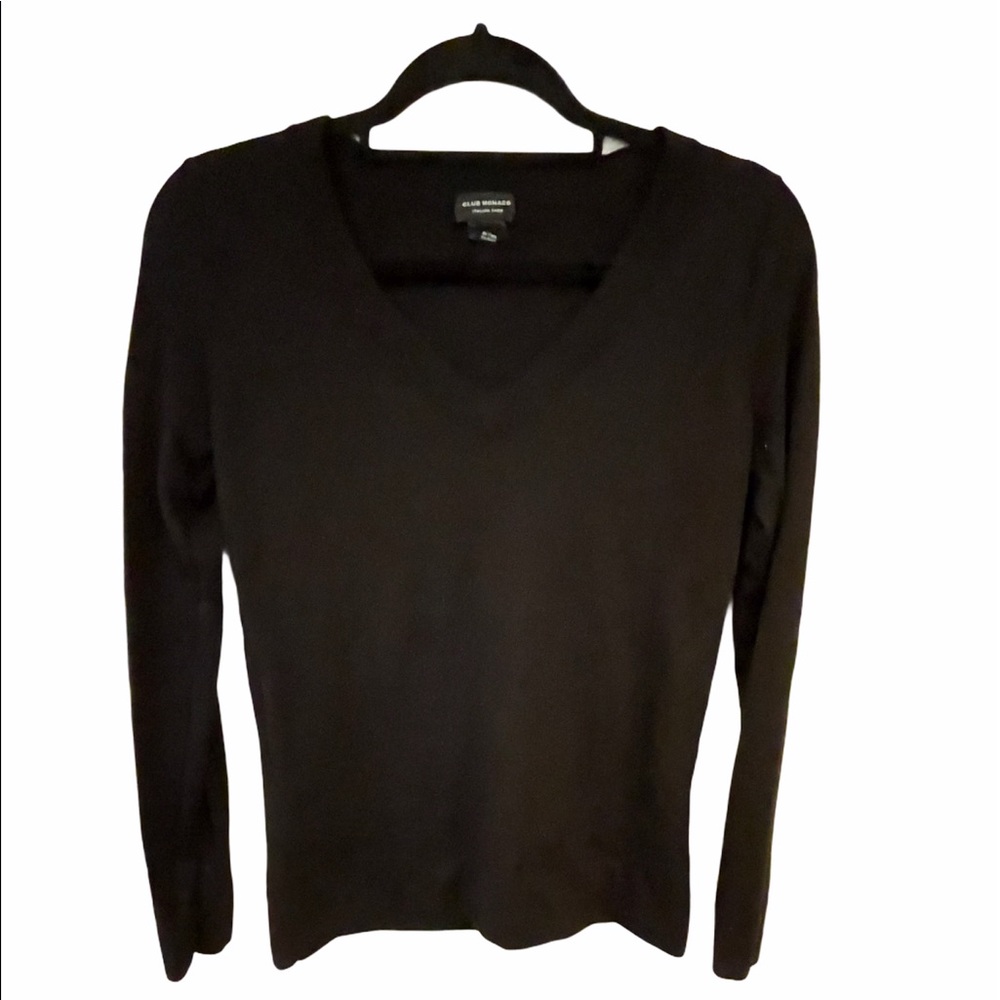 CLUB MONACO: Slim Italian yarn sweater